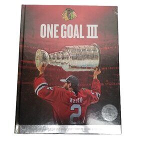 One Goal III Chicago Blackhawks 2015 Stanley Cup Champions Hardcover Book NEW